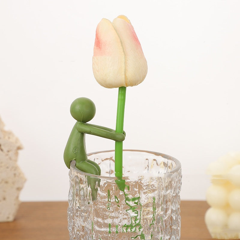 Blumenhaltermännchen