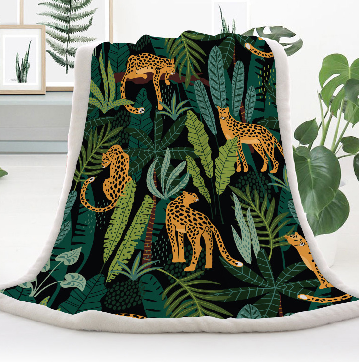 Sofadecke 'Jungle-Leo'
