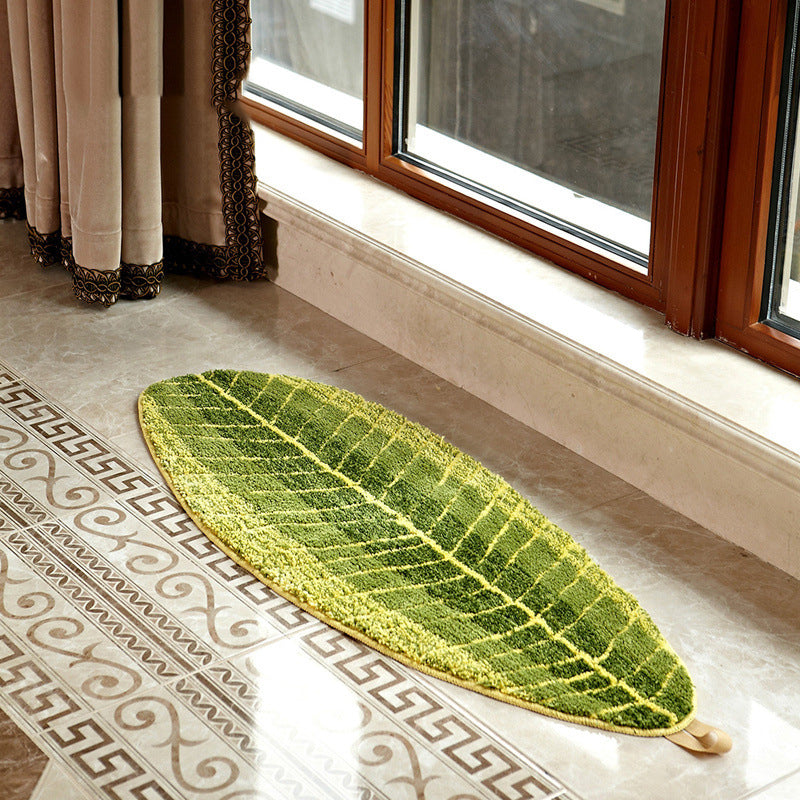 Teppich in Blattform