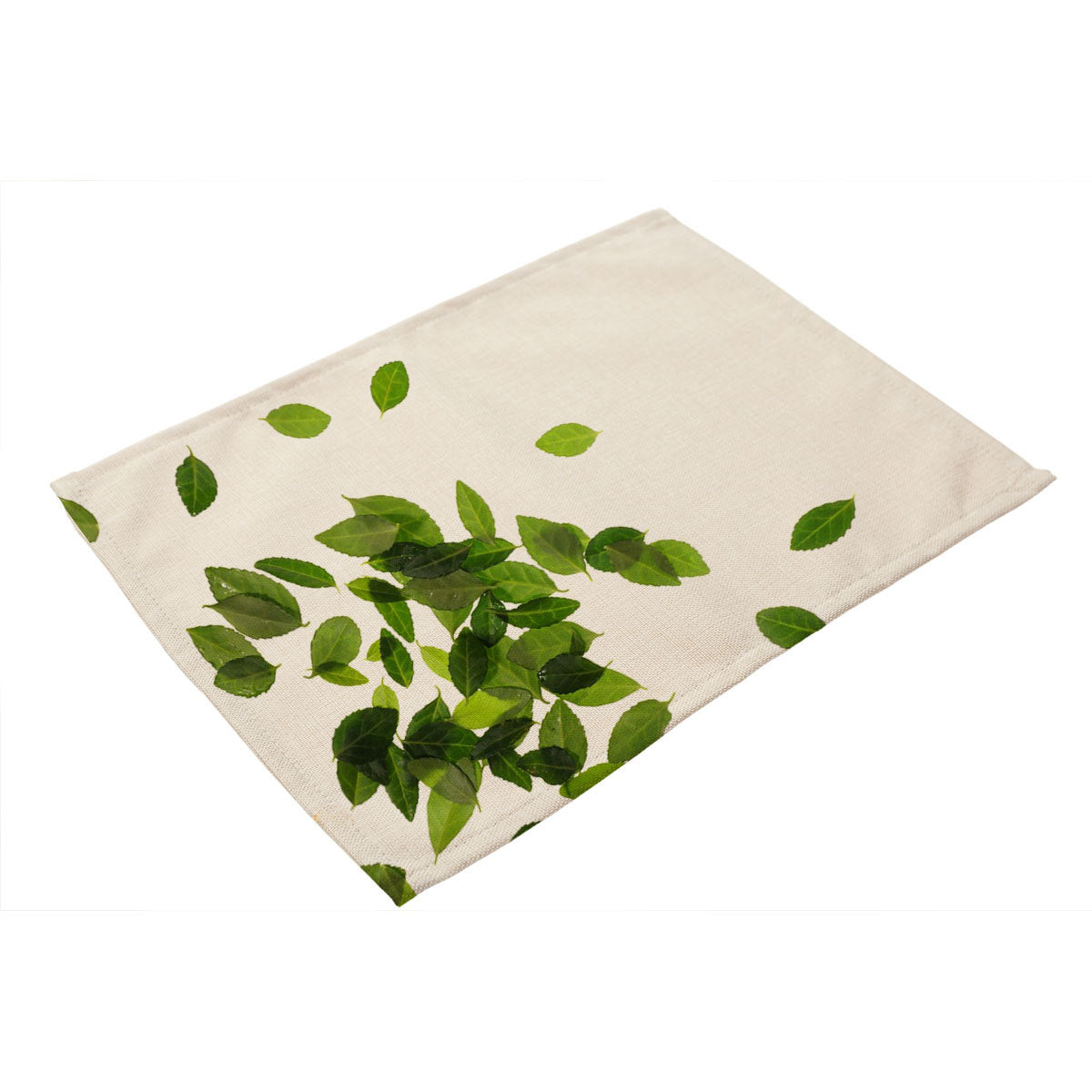 Platzdeckchen mit Pflanzenprint